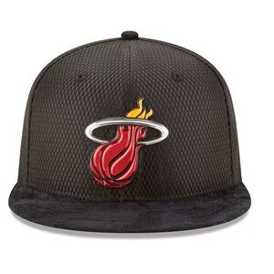 New Era Black Miami Heat Hat